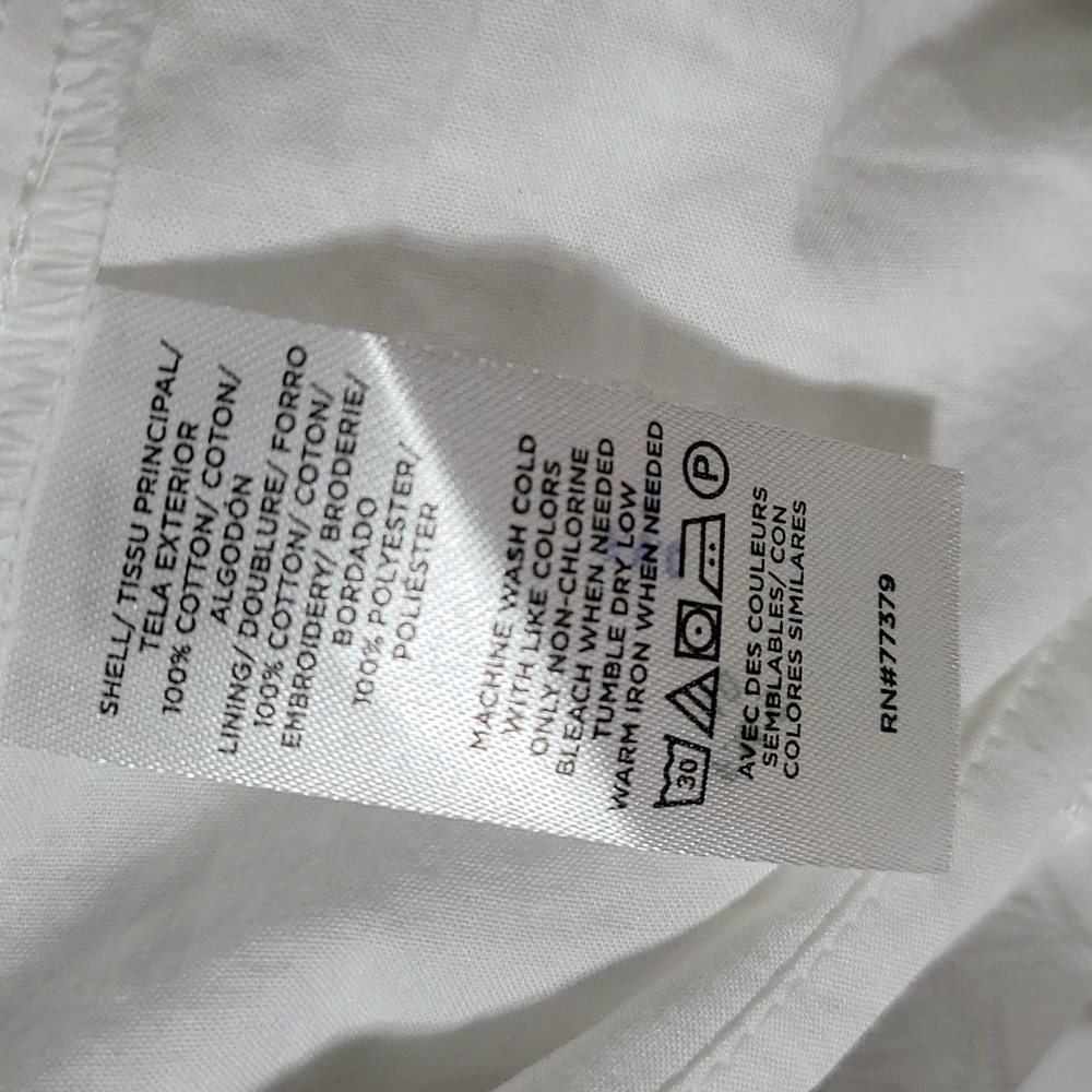 Ann Taylor Women's White Eyelet Puff Sleeve Midi Dress - Picture 7 of 17